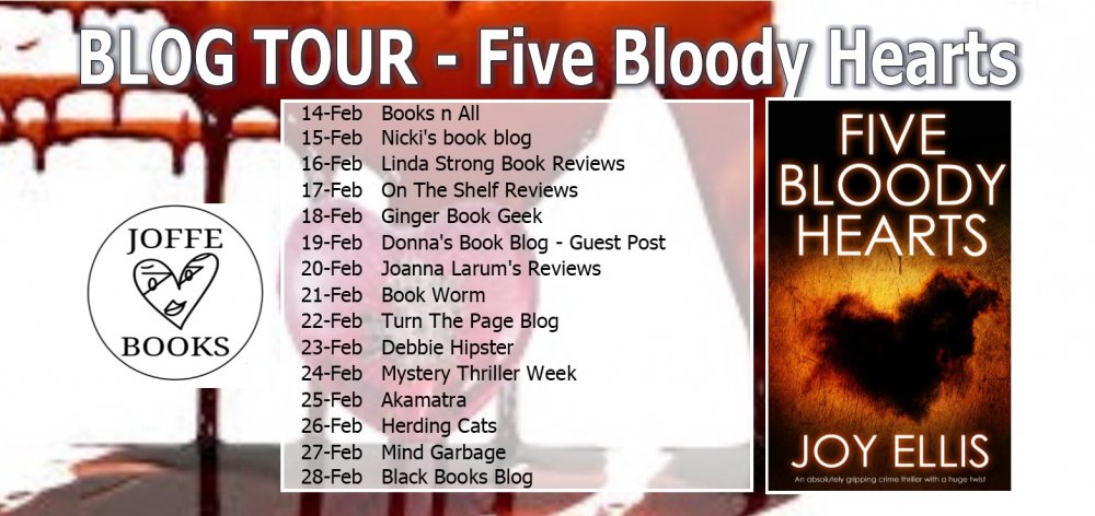 BLOG TOUR BANNER Five Bloody Hearts