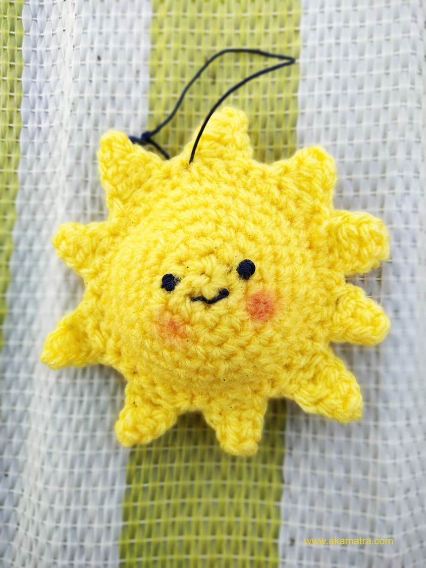 sun amigurumi free pattern