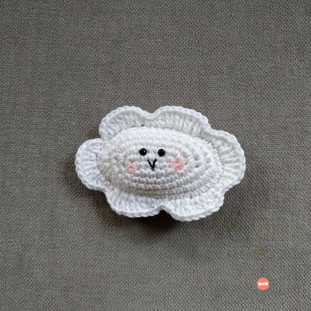 amigurumi baby mobile cloud