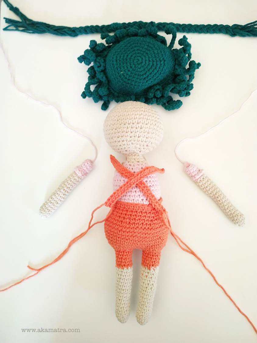 athena amigurumi doll pattern