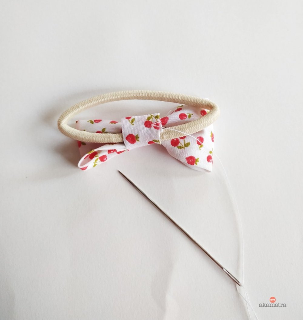 DIY bow hair ties7