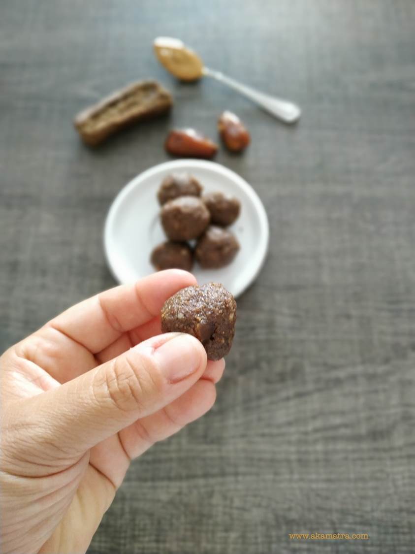 sugar free vegan carob bites 2