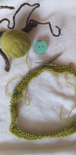 knitting with the mindful collection