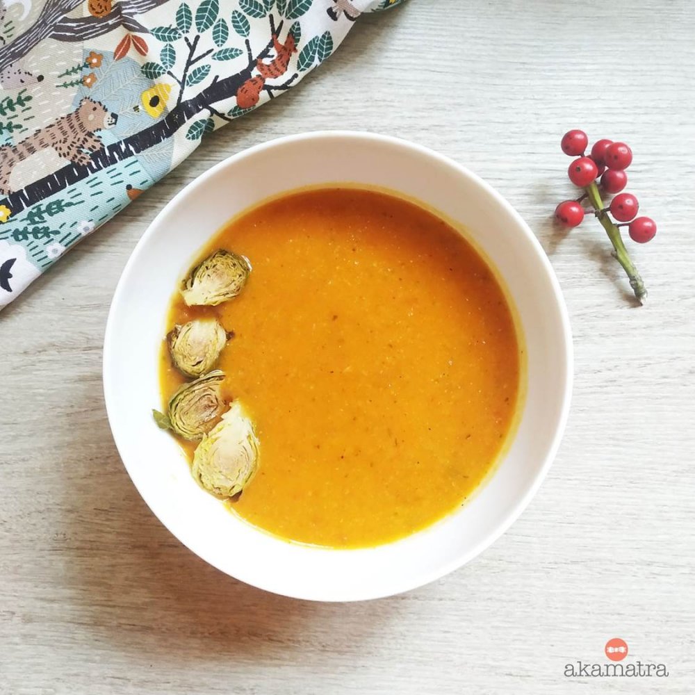 vegan hokkaido pumpkin soup