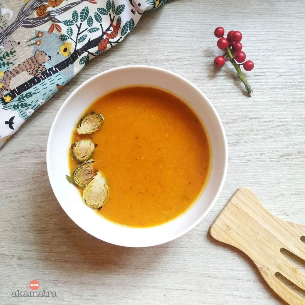 vegan hokkaido pumpkin soup 1