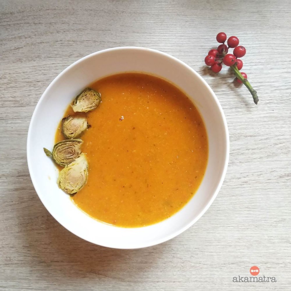 vegan hokkaido pumpkin soup 2