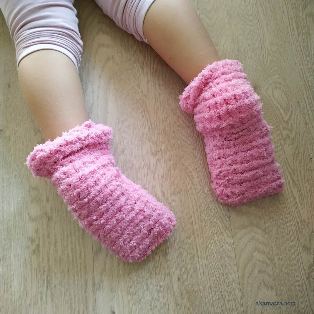 cute kids slippers knitting pattern