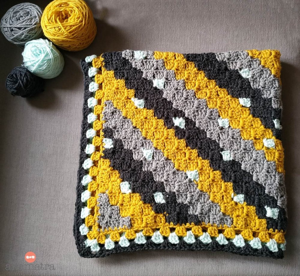 october sky baby blanket crochet pattern