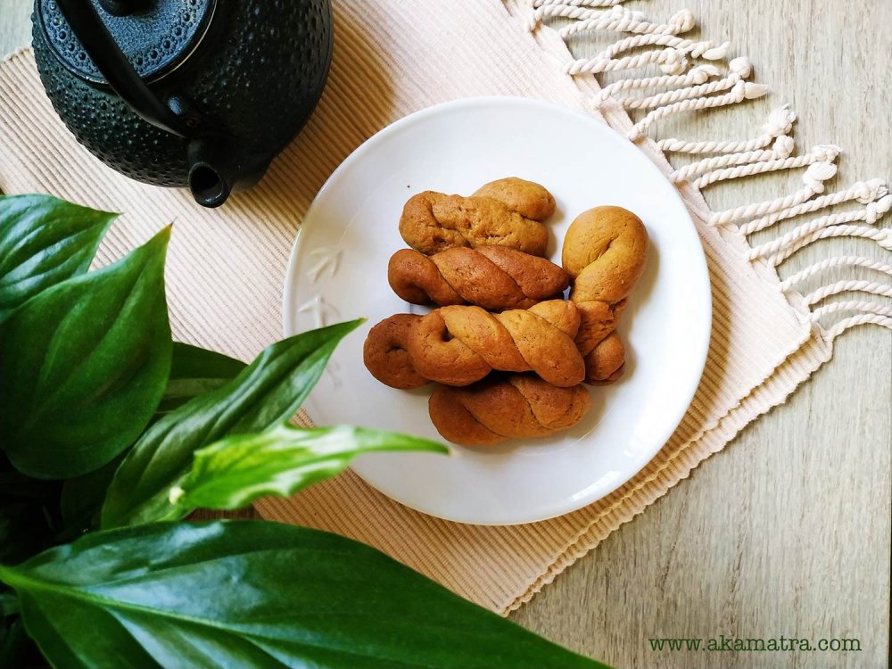 Sugar free vegan orange cookies