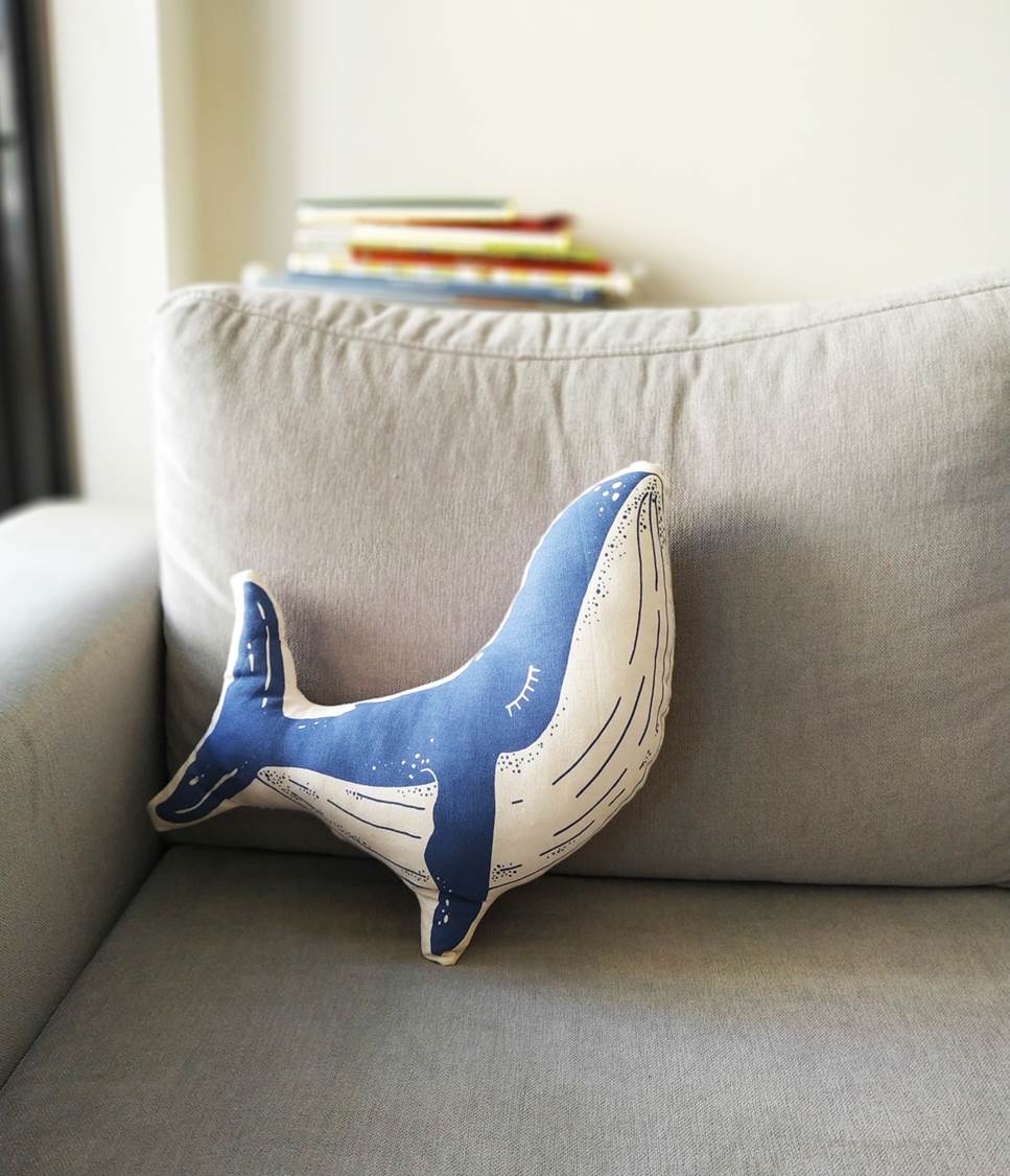 whale plushie sewing pattern