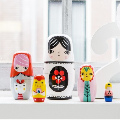 nesting dolls fleur friends