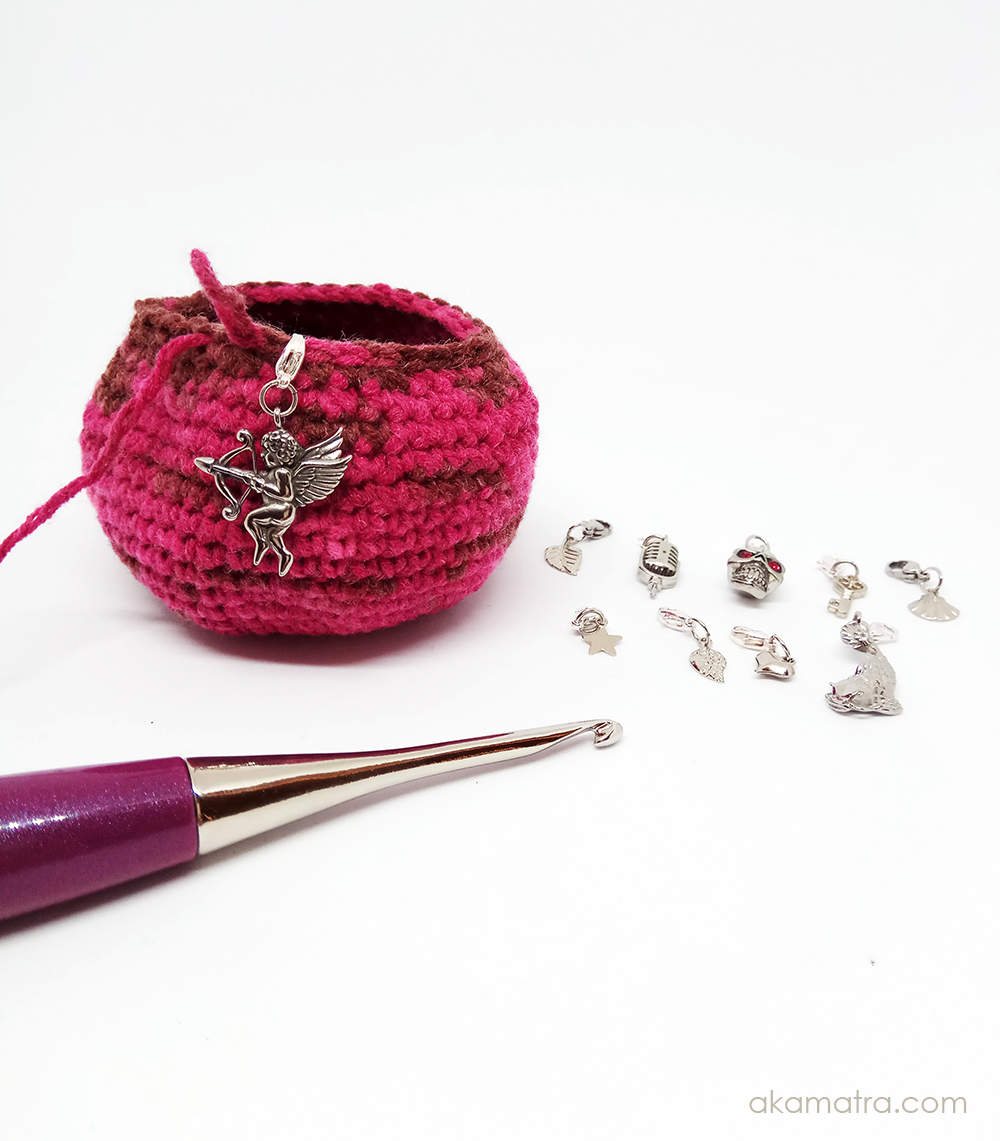 knitting flos crafty crochet crochet accessories knitting stitch holder Silver scissors stitch marker for crochet