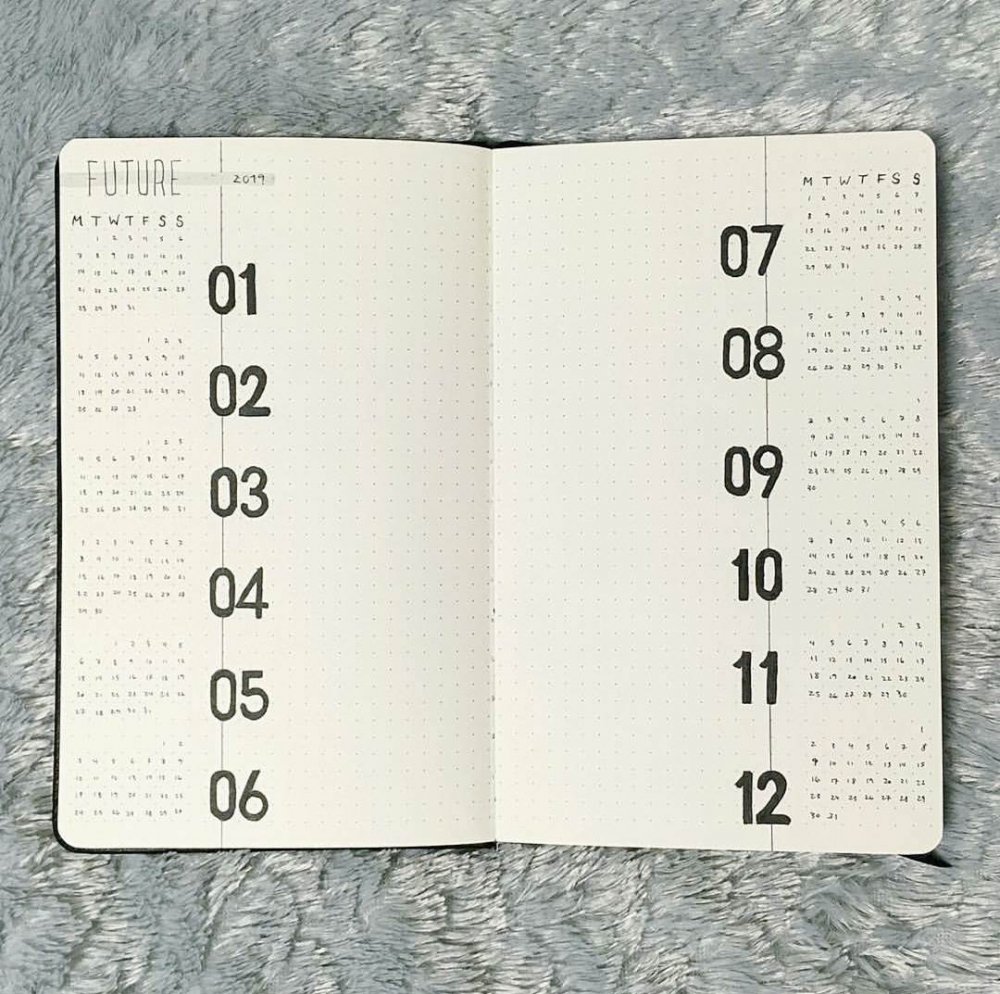 bullet journaling minimal 1