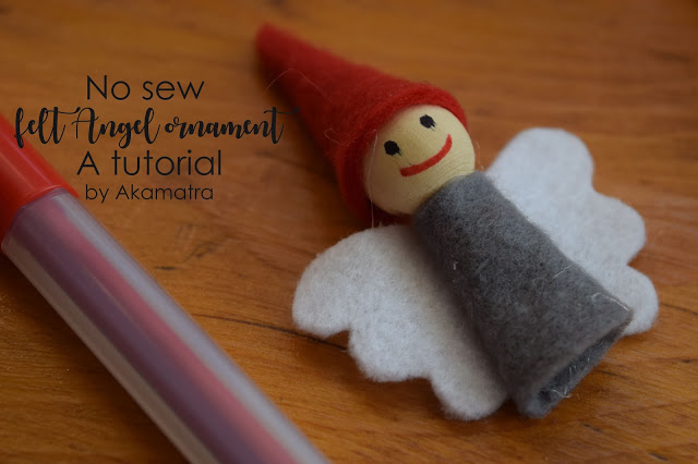 No sew felt angel ornament tutorial. And a lot of Christmas craft.