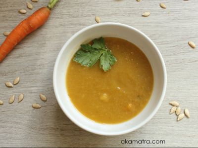 Slow cooker pumpkin soup - Vegan recipe