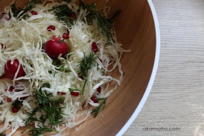 A different kind of carrot salad - Vegan recipe