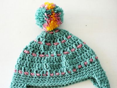 Crochet baby hat - Free pattern