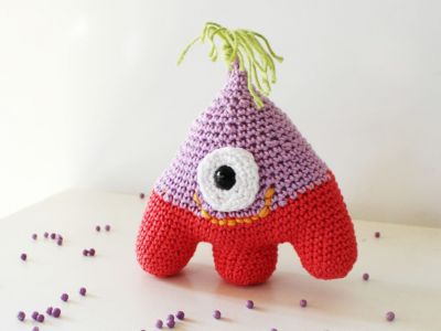 Split personality monster! A free Amigurumi pattern