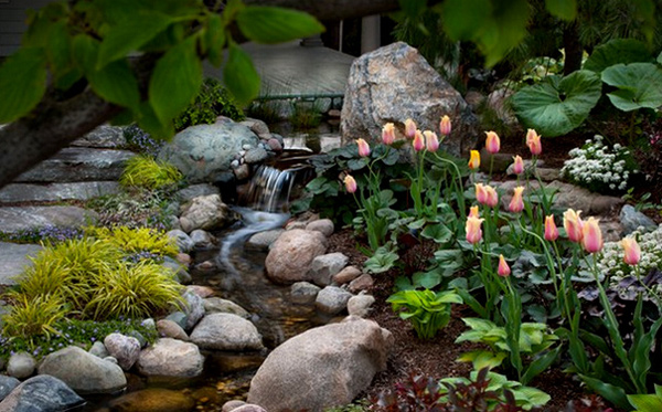 Water features in the garden