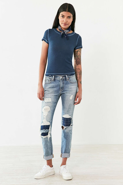 Trend Alert: Patchwork Jeans