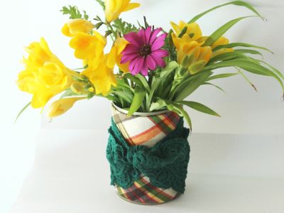 Spring vase tutorial - Recycling a tin can