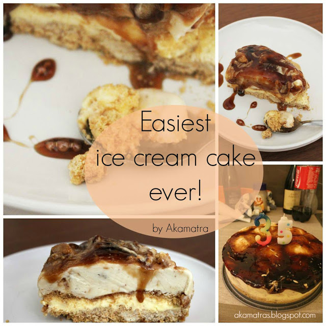 Easiest ice cream cake recipe - No ice cream machine needed