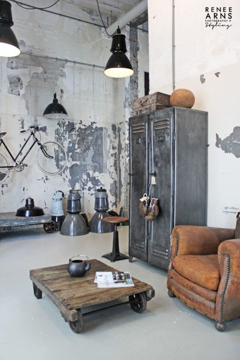 Chic industrial. A concrete trend!
