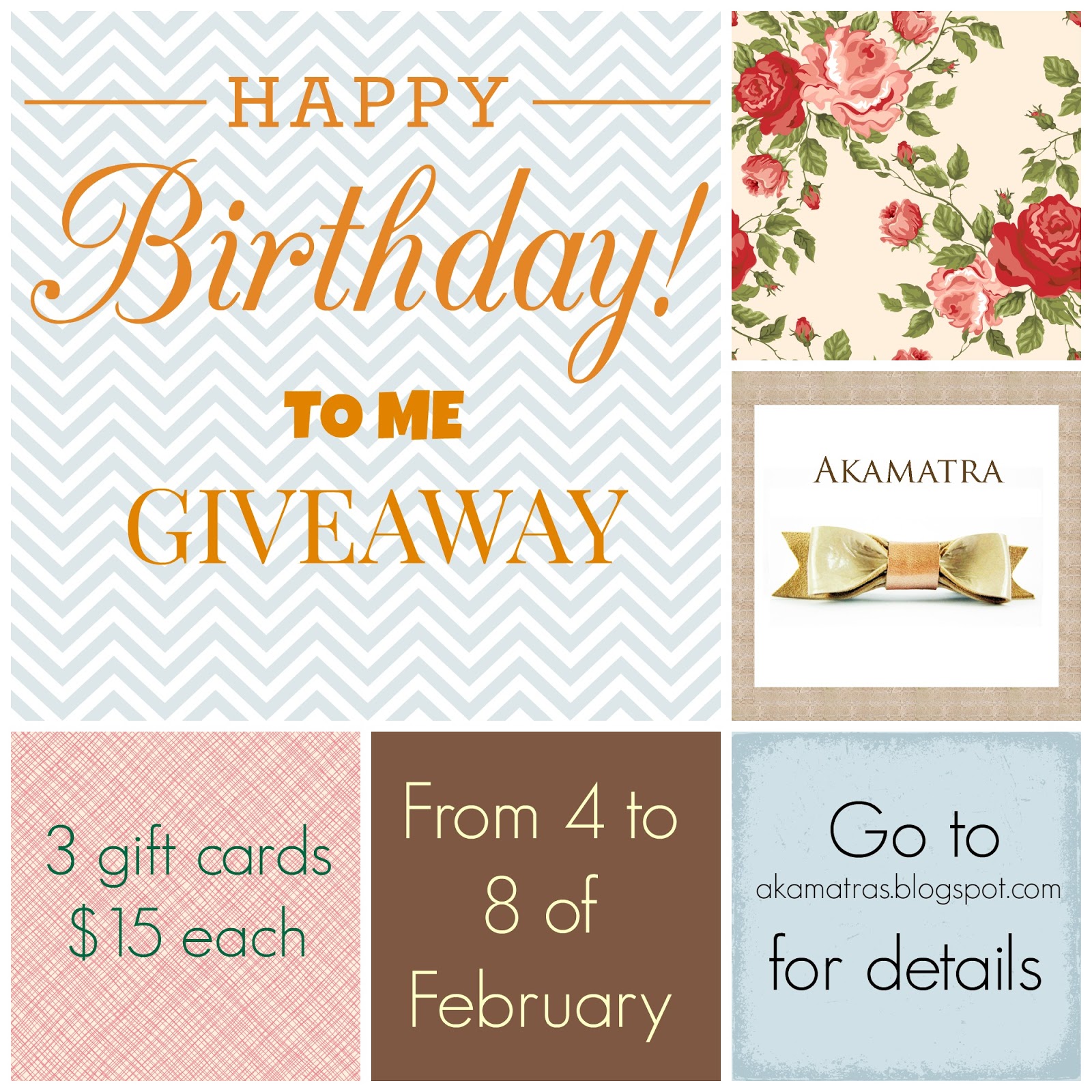 Happy Birthday to me Giveaway!!!