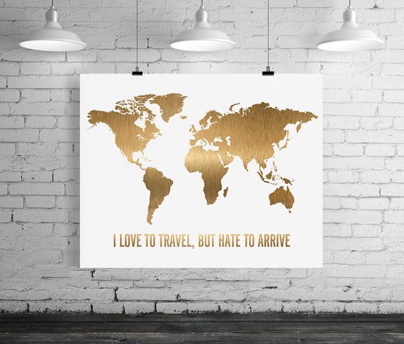 Map decor ideas - Around the globe