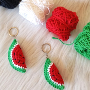 no sew amigurumi watermelon slice pattern